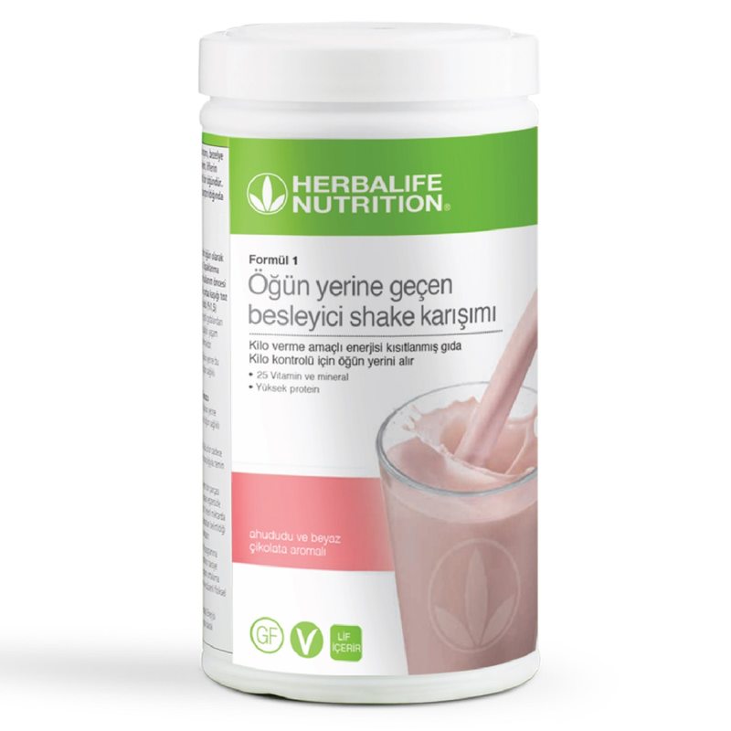 Formül 1 Shake - Ahududu ve Beyaz Çikolata