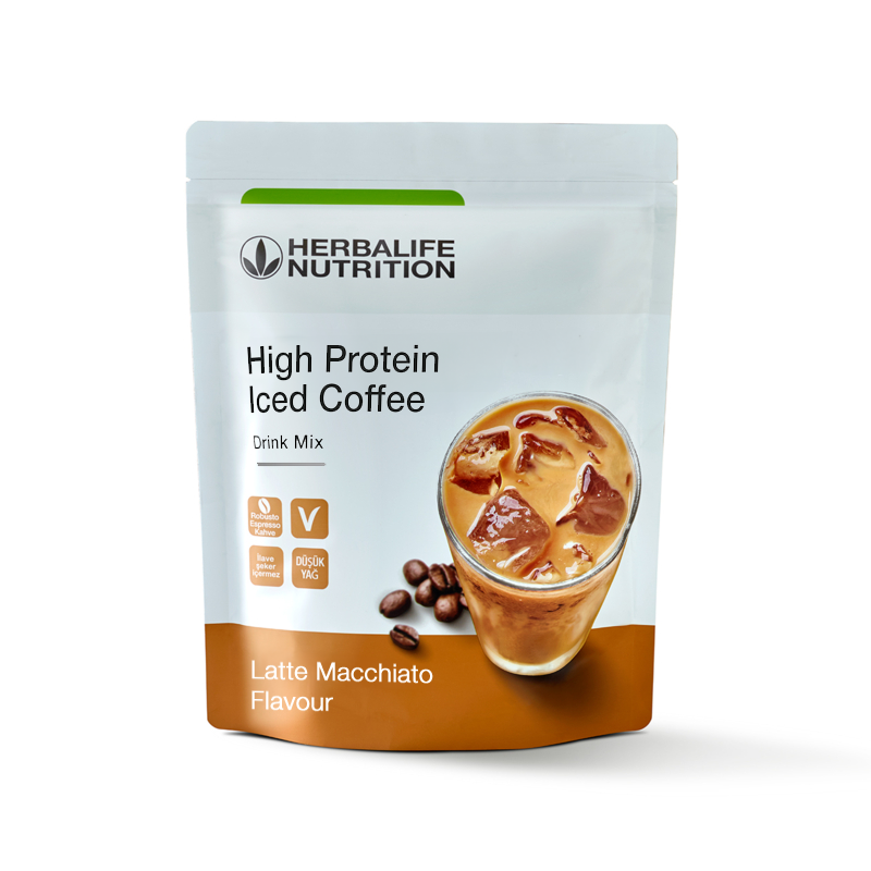 High Protein Iced Coffee - Latte Macchiato